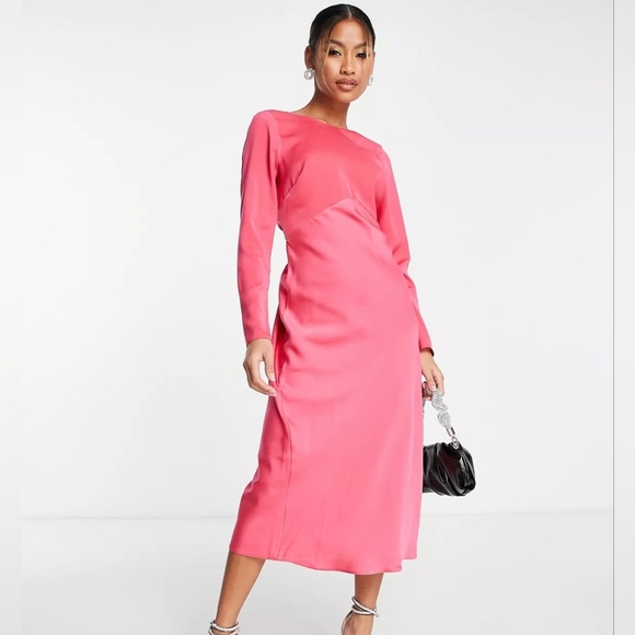 ASOS pink dress - Picture 4 of 9